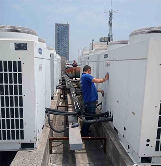 二连浩特中央空调制热和不制冷系统维修方法